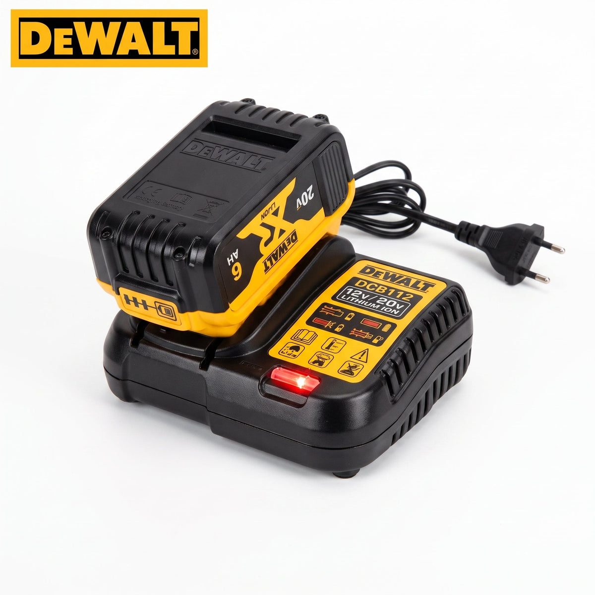 DeWALT DCB112 12V/20V MAX* Lithium-Ion Battery Charger – Fast Charging Station