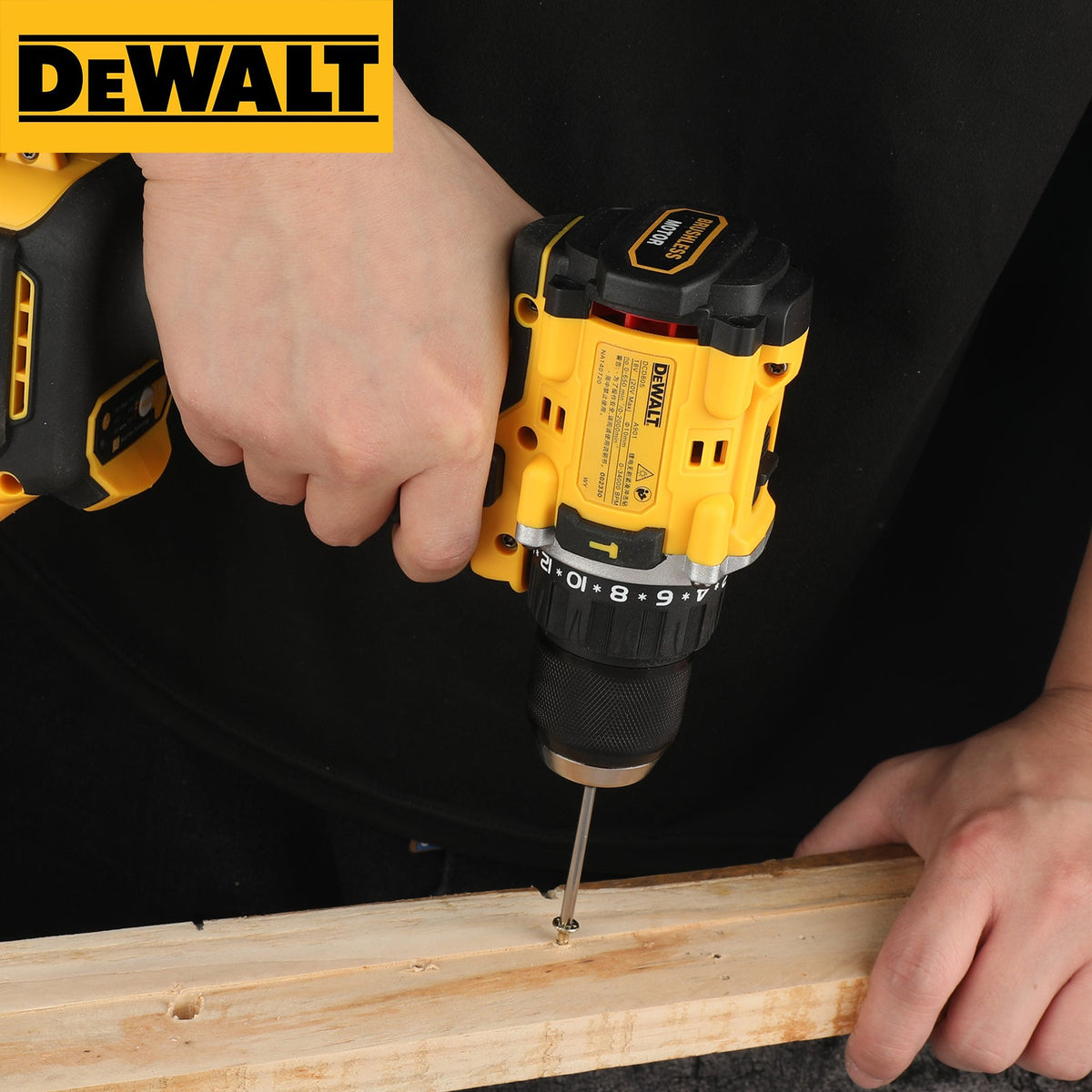 DeWALT DCD805 20V Cordless Combi Hammer, Electric Brushless Drill Body Only