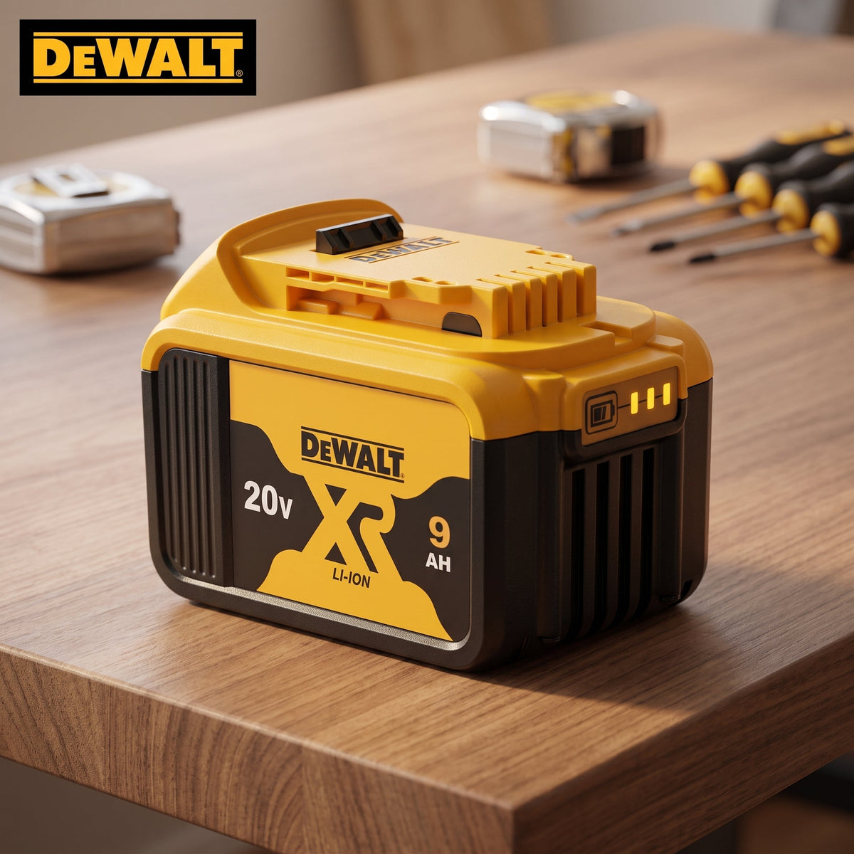 DeWALT 20V MAX* XR 9.0Ah High-Capacity Lithium-Ion Battery