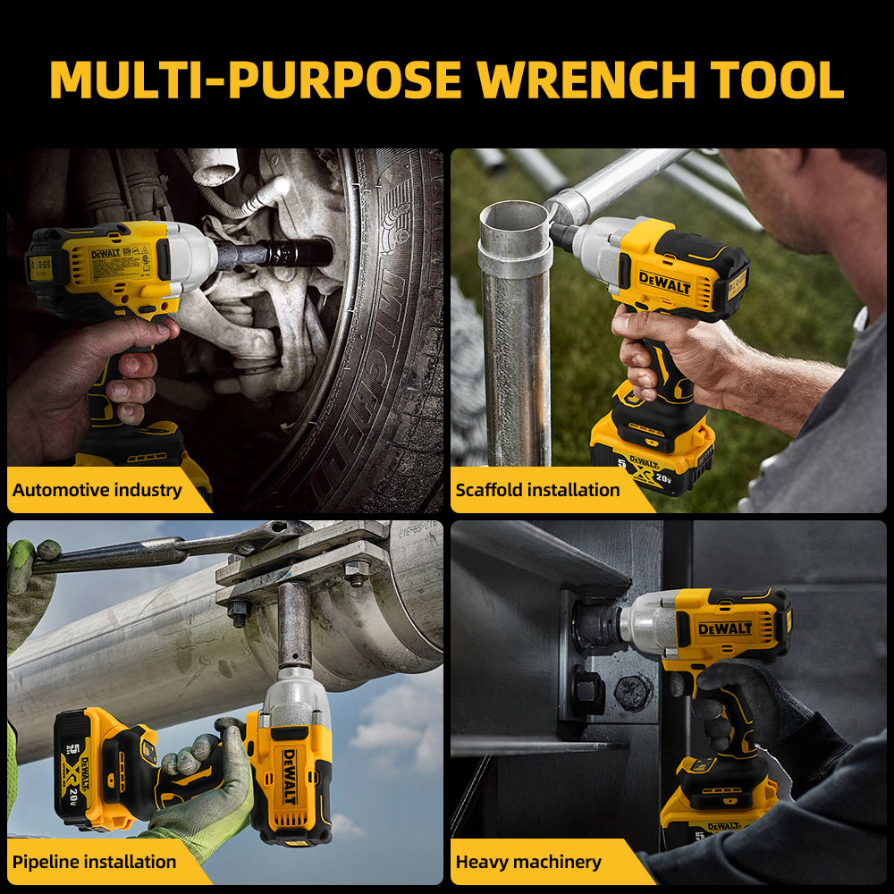 DeWALT DCF892 812N.m Cordless Impact Wrench High Torque 1/2 Inch Brushless Tool