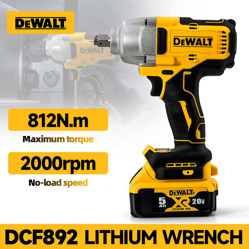 DeWALT DCF892 812N.m Cordless Impact Wrench High Torque 1/2 Inch Brushless Tool