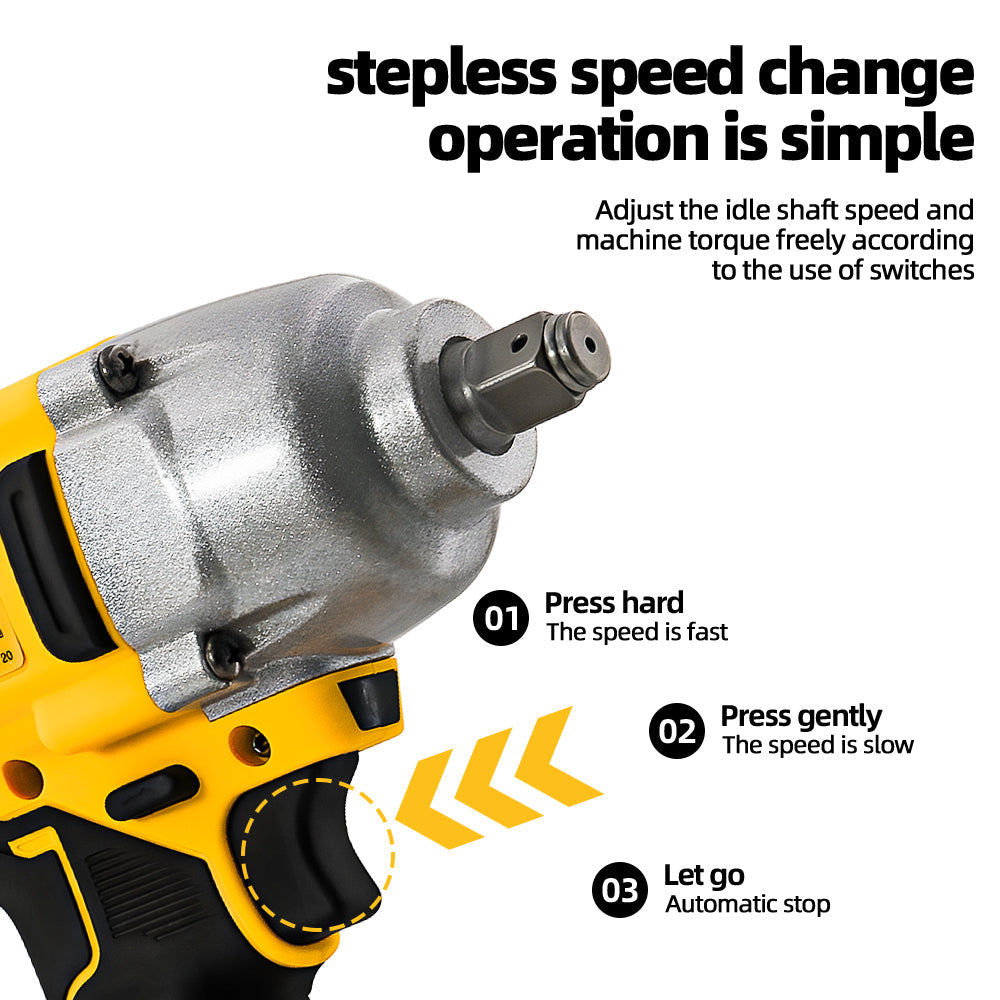 DeWALT DCF892 812N.m Cordless Impact Wrench High Torque 1/2 Inch Brushless Tool